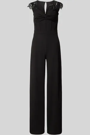 Lipsy London Jumpsuit mit Spitzenbesatz in , Größe 32
