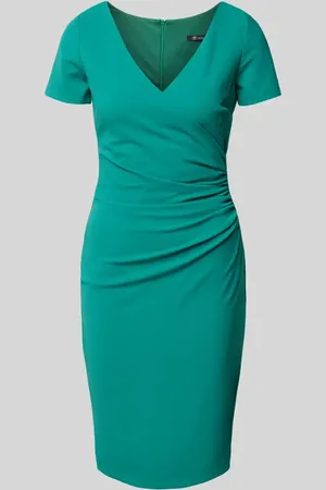 Paradi Knielanges Cocktailkleid mit seitlicher Raffung in , Größe 42