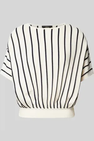 Max Mara Cropped T-Shirt mit Rundhalsausschnitt Modell 