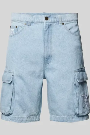 Karl Kani Regular Fit Cargoshorts mit Label-Stitching in , Größe XS