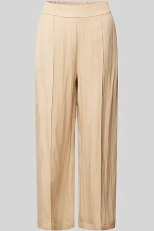 Zero Flared Stoffhose mit fixierten Bügelfalten in , Größe 36