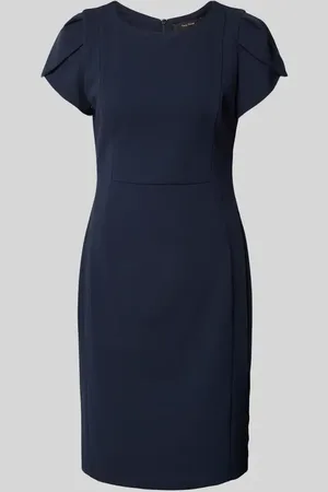 Vera Mont Knielanges Cocktailkleid mit Rundhalsausschnitt in , Größe 34