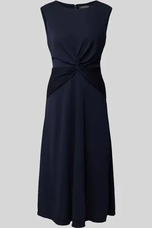 Ralph Lauren Midikleid mit Knoten-Detail Modell 