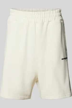 Low Lights Studios Regular Fit Sweatshorts mit Label-Print in , Größe S