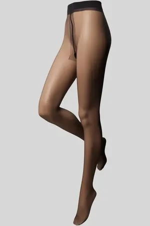 Camano Strumpfhose in semitransparentem Design in , Größe 38-40