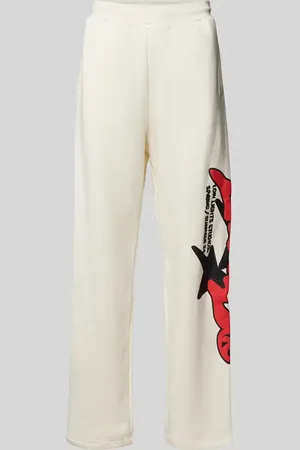 Low Lights Studios Flared Sweatpants mit Label-Motiv-Print Modell 