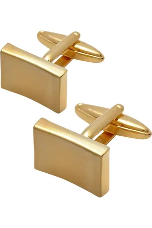 Lindenmann Manschettenknöpfe aus goldenem Metall in , Größe 1