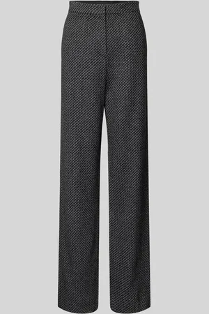 Emporio Armani Flared Wollhose mit Strukturmuster in , Größe 42