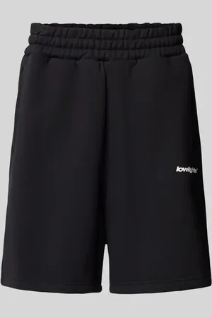 Low Lights Studios Regular Fit Sweatshorts mit Label-Print in , Größe M
