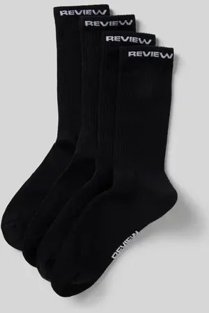 Review Socken mit Label-Detail im 4er-Pack in , Größe 39-41
