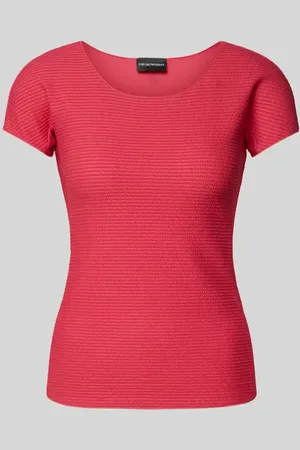 Emporio Armani T-Shirt mit Strukturmuster in , Größe XS