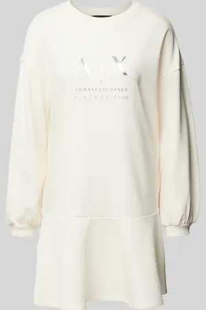 Armani Exchange Sweatkleid mit Label-Print in , Größe M