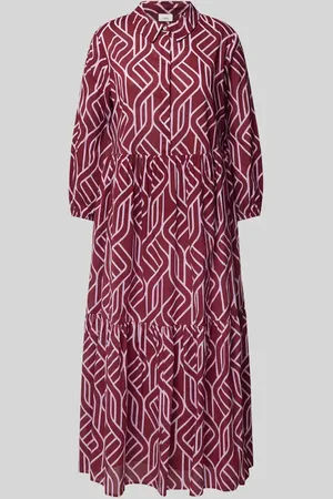 QS by s.Oliver Midikleid mit Umlegekragen in , Größe 44