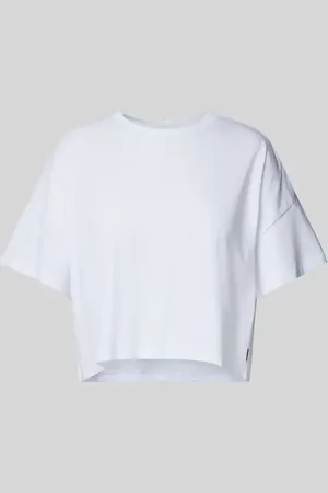 Noisy May Cropped T-Shirt mit Label-Detail Modell 