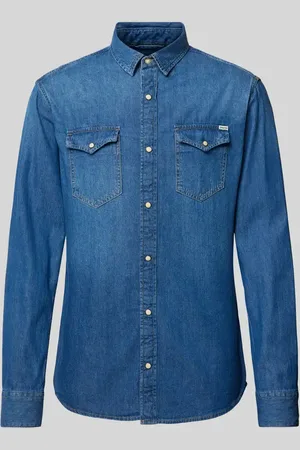 JACK & JONES Slim Fit Freizeithemd mit Kentkragen Modell 