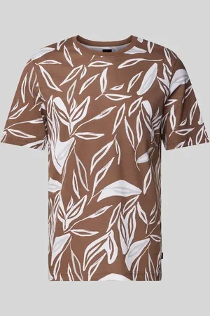JACK & JONES T-Shirt mit geripptem Rundhalsausschnitt in , Größe S