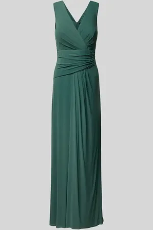 Vera Mont Abendkleid mit V-Ausschnitt und Raffungen in , Größe 40