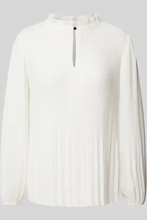 QS by s.Oliver Blusenshirt mit Schlüsselloch-Ausschnitt in , Größe 34