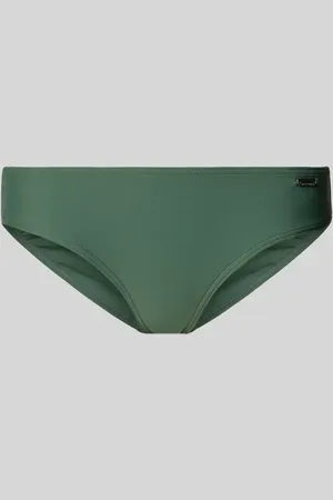 Venice Beach Bikini-Hose mit Label-Applikation Modell 