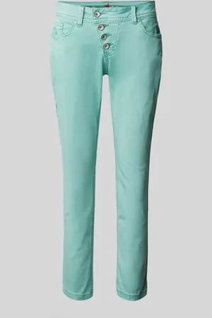 Buena Vista Slim Fit Hose mit asymmetrischer Knopfleiste Modell 