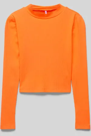 ONLY Longsleeve mit geripptem Rundhalsausschnitt Modell 