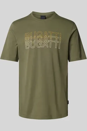 Bugatti T-Shirt mit Label-Print in , Größe S