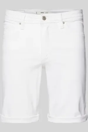 MANGO Regular Fit Jeansshorts im 5-Pocket-Design Modell 