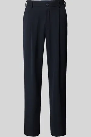 SELECTED Loose Fit Bundfaltenhose mit Gürtelschlaufen Modell 