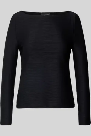 Emporio Armani Longsleeve mit Strukturmuster in , Größe S