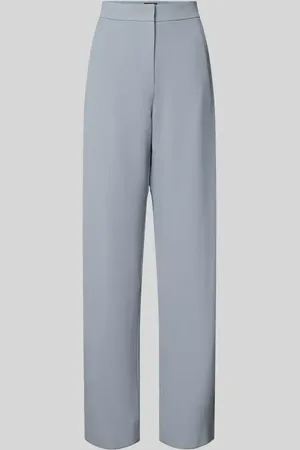 Emporio Armani Straight Leg Stoffhose mit Webmuster in , Größe 44