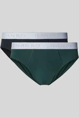 Hanro Slip mit Label-Bund im 2er-Pack in , Größe L