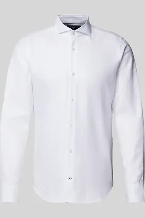 JOOP! Slim Fit Business-Hemd mit Strukturmuster in , Größe 43