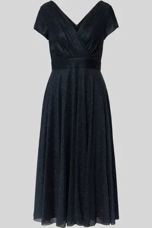Vera Mont Midikleid mit V-Ausschnitt und Taillenband in , Größe 40