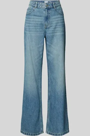 Jake*s Jeans im Used-Look mit weitem Bein in , Größe 42