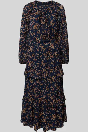 Ralph Lauren Midikleid mit Volants Modell 