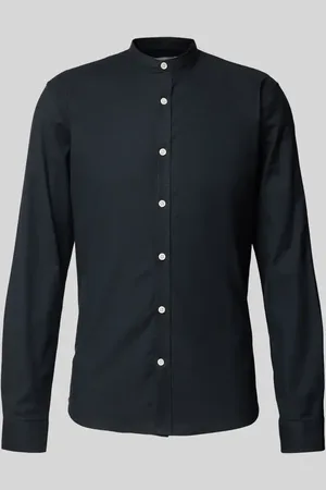 Lindbergh Slim Fit Freizeithemd mit Stehkragen Modell 