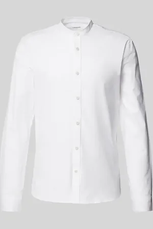 Lindbergh Slim Fit Freizeithemd mit Stehkragen Modell 
