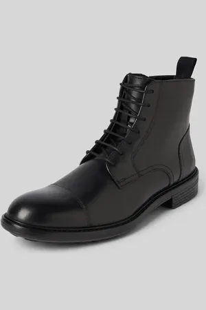 Geox Lederboots mit Ziernähten Modell 