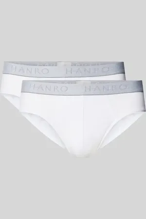 Hanro Slip mit Label-Details im 2er-Pack in , Größe S