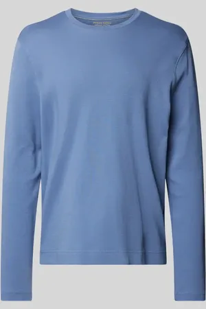 Christian Berg Longsleeve mit geripptem Rundhalsausschnitt in , Größe XL