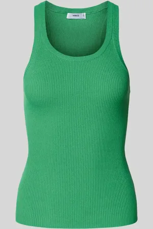 MANGO Slim Fit Tanktop in Ripp-Optik Modell 
