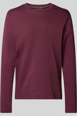 Christian Berg Longsleeve mit geripptem Rundhalsausschnitt in , Größe XXL