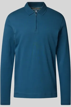 Christian Berg Poloshirt mit kurzem Reißverschluss in , Größe XL