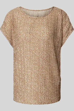 soyaconcept T-Shirt mit Plisseefalten Modell 