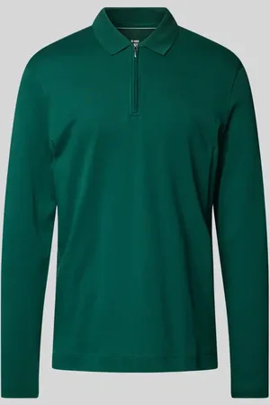 Christian Berg Poloshirt mit kurzem Reißverschluss in , Größe L