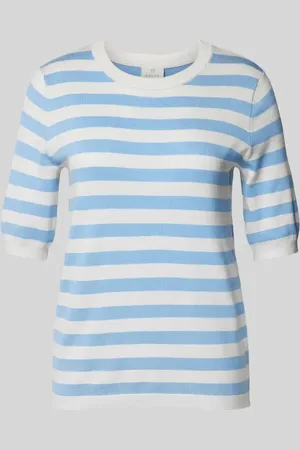 Kaffe Strickshirt mit Rundhalsausschnitt Modell 