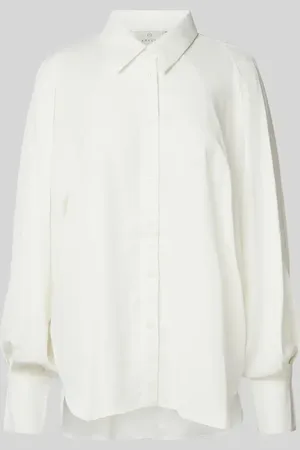 Kaffe Bluse mit Ballonärmeln Modell 