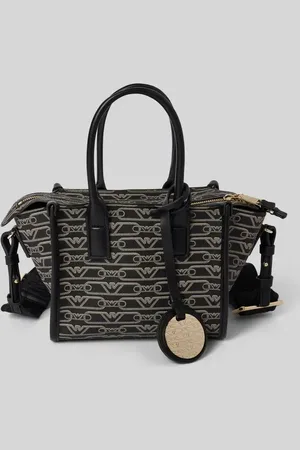 Emporio Armani Tote Bag mit Label-Anhänger Modell 
