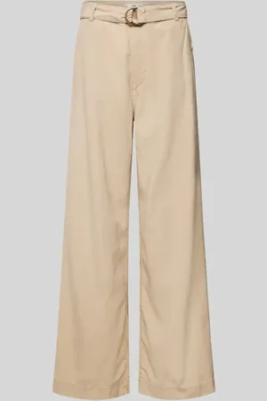 MANGO Wide Leg Hose mit Gürtel Modell 