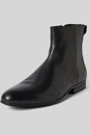 Calvin Klein Lederboots mit Reißverschluss in , Größe 43